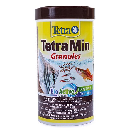 Корм для рыб Tetra Min Granules всех видов в гранулах 500 мл
