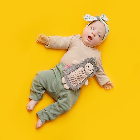 Мягкая игрушка Мякиши грелка с вишнёвыми косточками Котик с метрикой для новорождённых от коликов подарок - фото 8