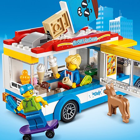 Конструктор LEGO City Great Vehicles Грузовик мороженщика 60253 - фото 11