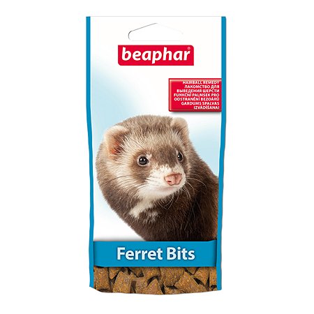 Подушечки для хорьков Beaphar Ferret Bits для вывода шерсти 35г