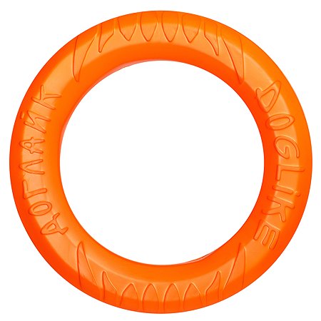 Игрушка для собак Doglike Tug and Twist Кольцо восьмимигранное среднее Оранжевый