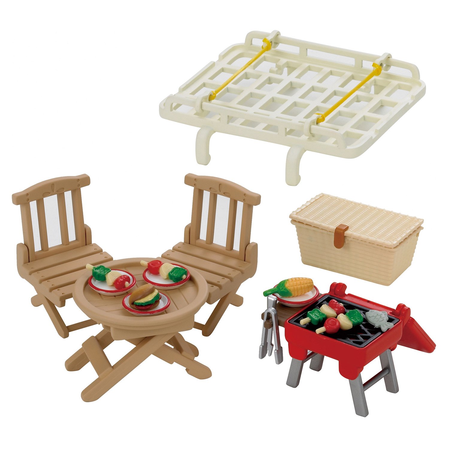 sylvanian families family table and chairs