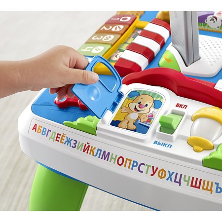 Развивающий столик fisher price жираф