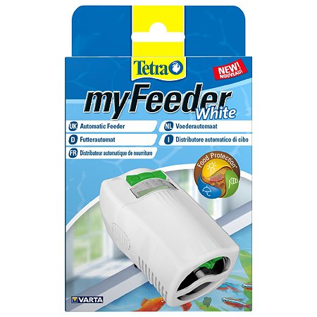 Кормушка для рыб Tetra myFeeder автоматическая с дисплеем Белая