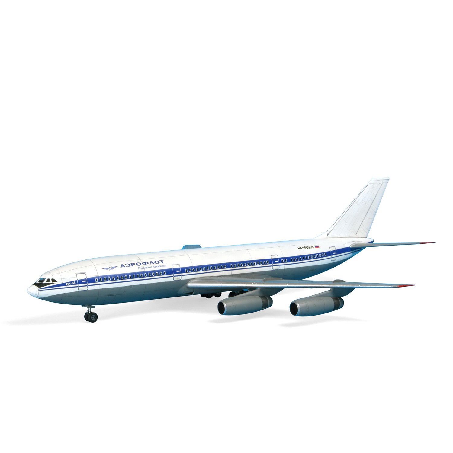 Модель для сборки Звезда Авиалайнер пассажирский ИЛ-86 - фото 4
