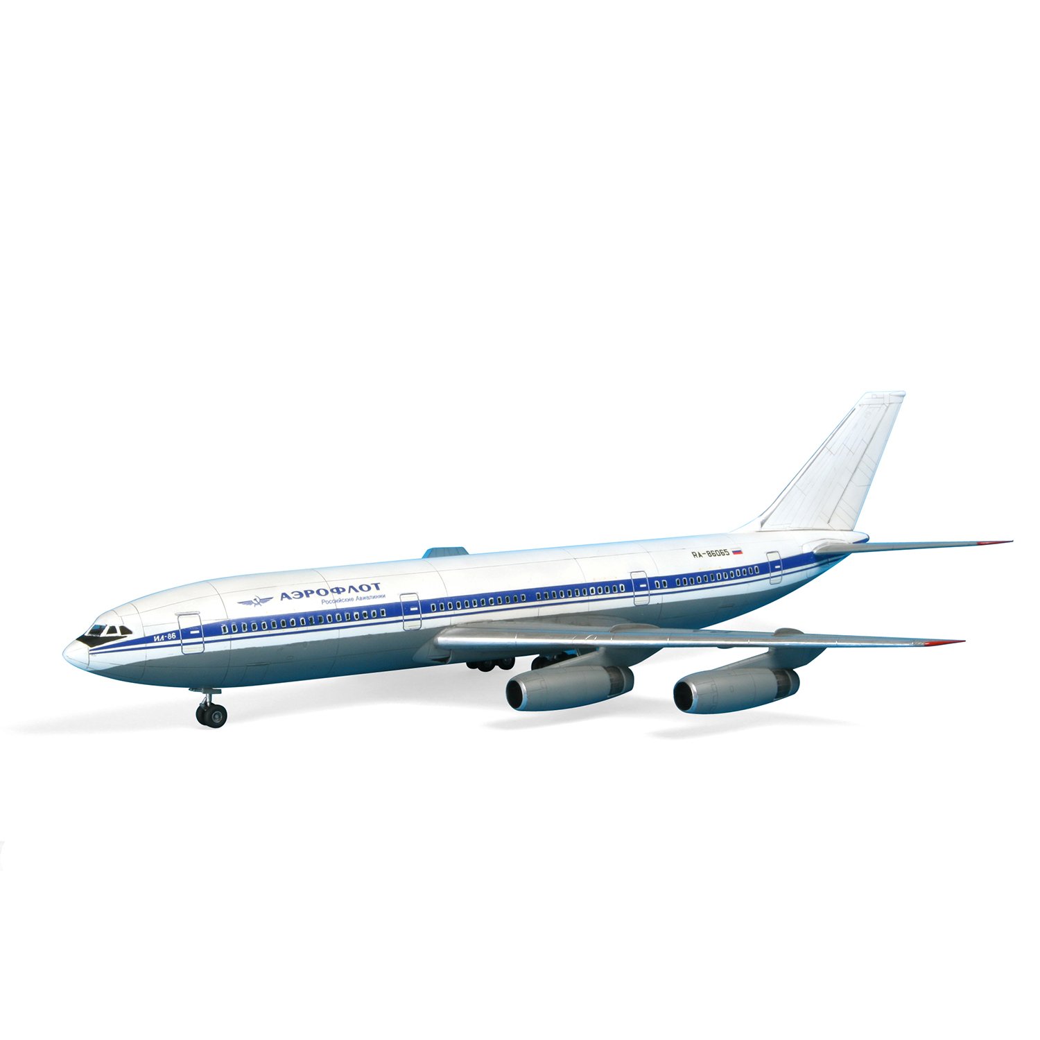 Модель для сборки Звезда Авиалайнер пассажирский ИЛ-86 - фото 5