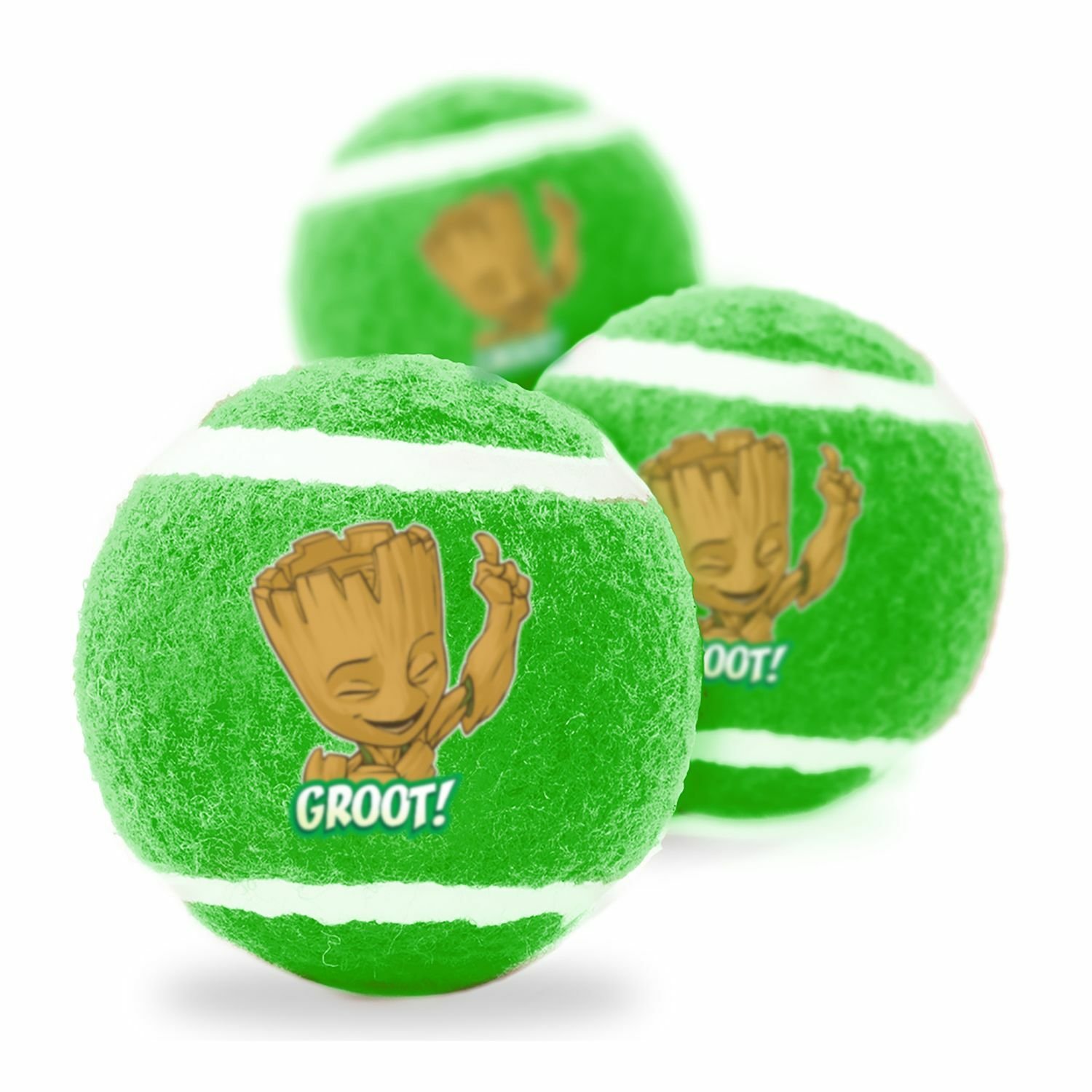 Игрушка для собак Buckle-Down Теннисный мячик Грут Зеленый - фото 1