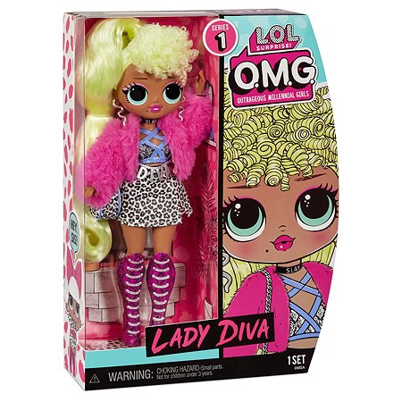 Кукла L.O.L. Surprise! OMG Core Lady Diva 580539EUC - фото 2