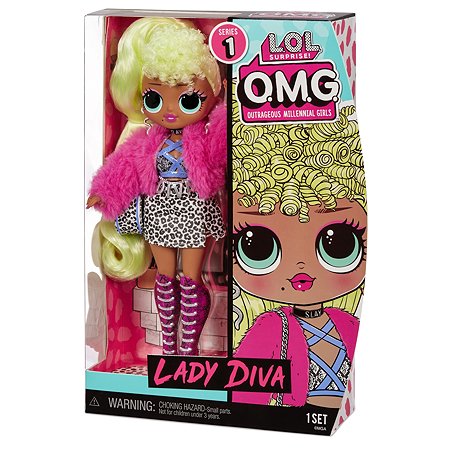Кукла L.O.L. Surprise! OMG Core Lady Diva 580539EUC - фото 3