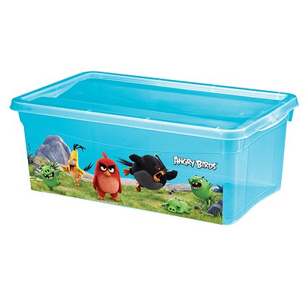 Ящик для игрушек Пластишка Angry Birds 5 л в ассортименте