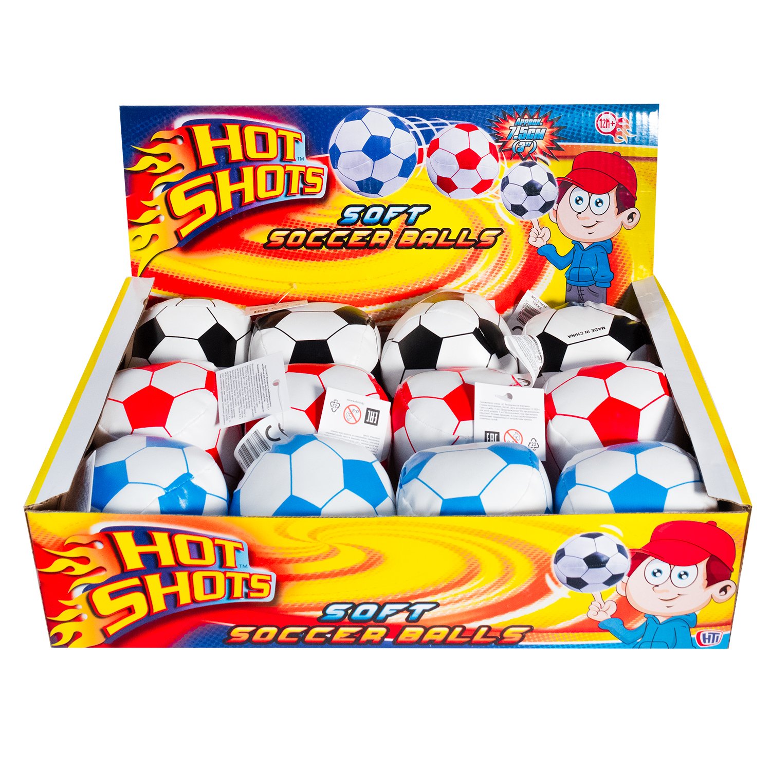 Игрушка HTI Мяч футбольный мягкий в ассортименте 1374637 - фото 5