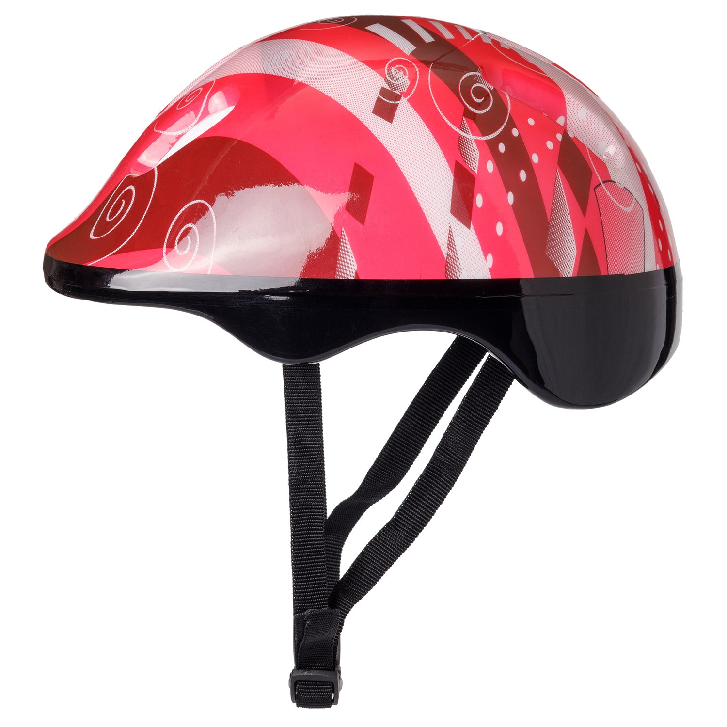  Шлем BABY STYLE для роликовых коньков красный Обхват 57 см .