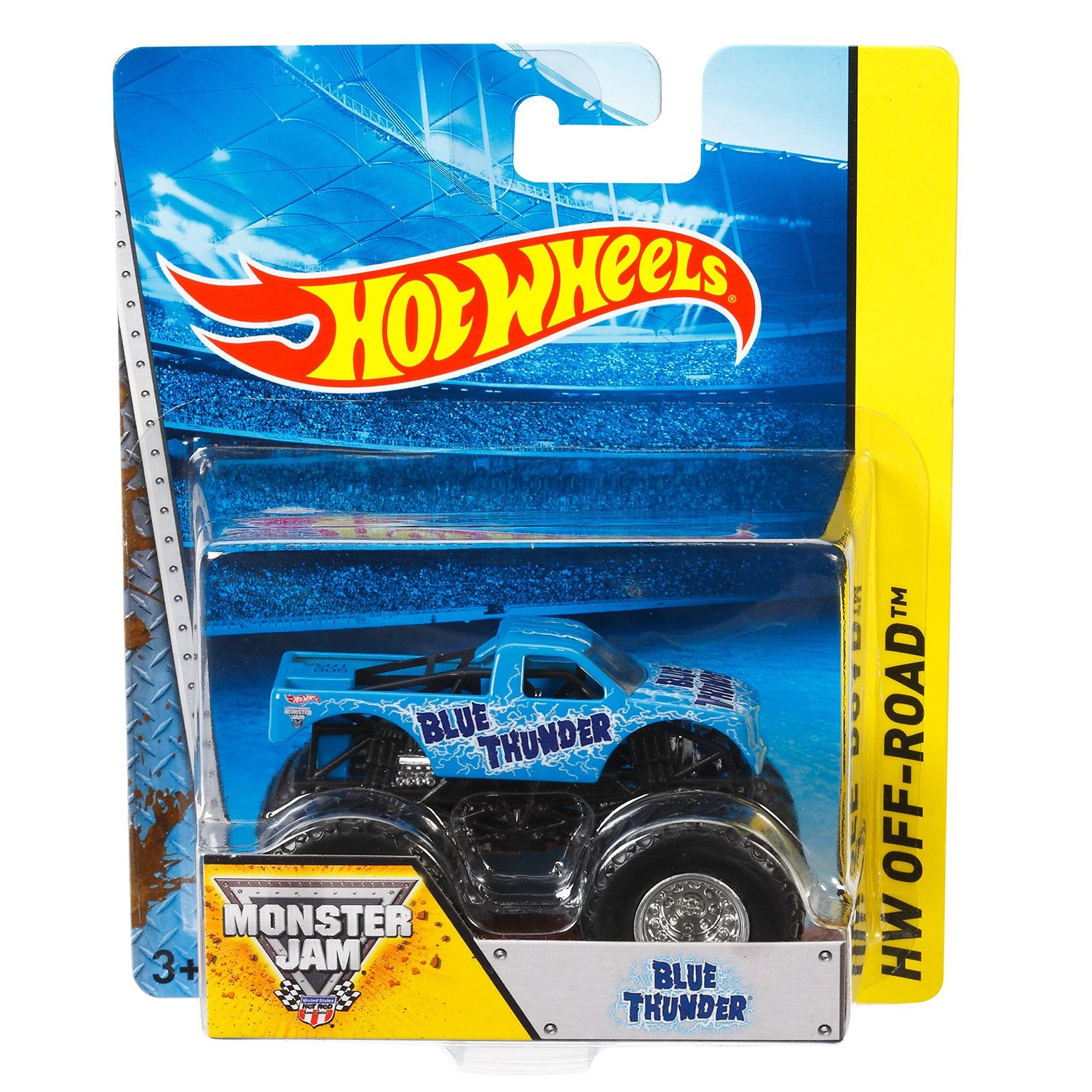 hot wheels monster truck blue thunder