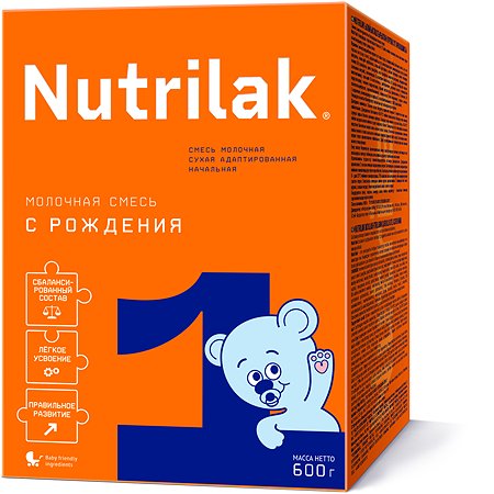 Смесь молочная Nutrilak 1 600г с 0месяцев