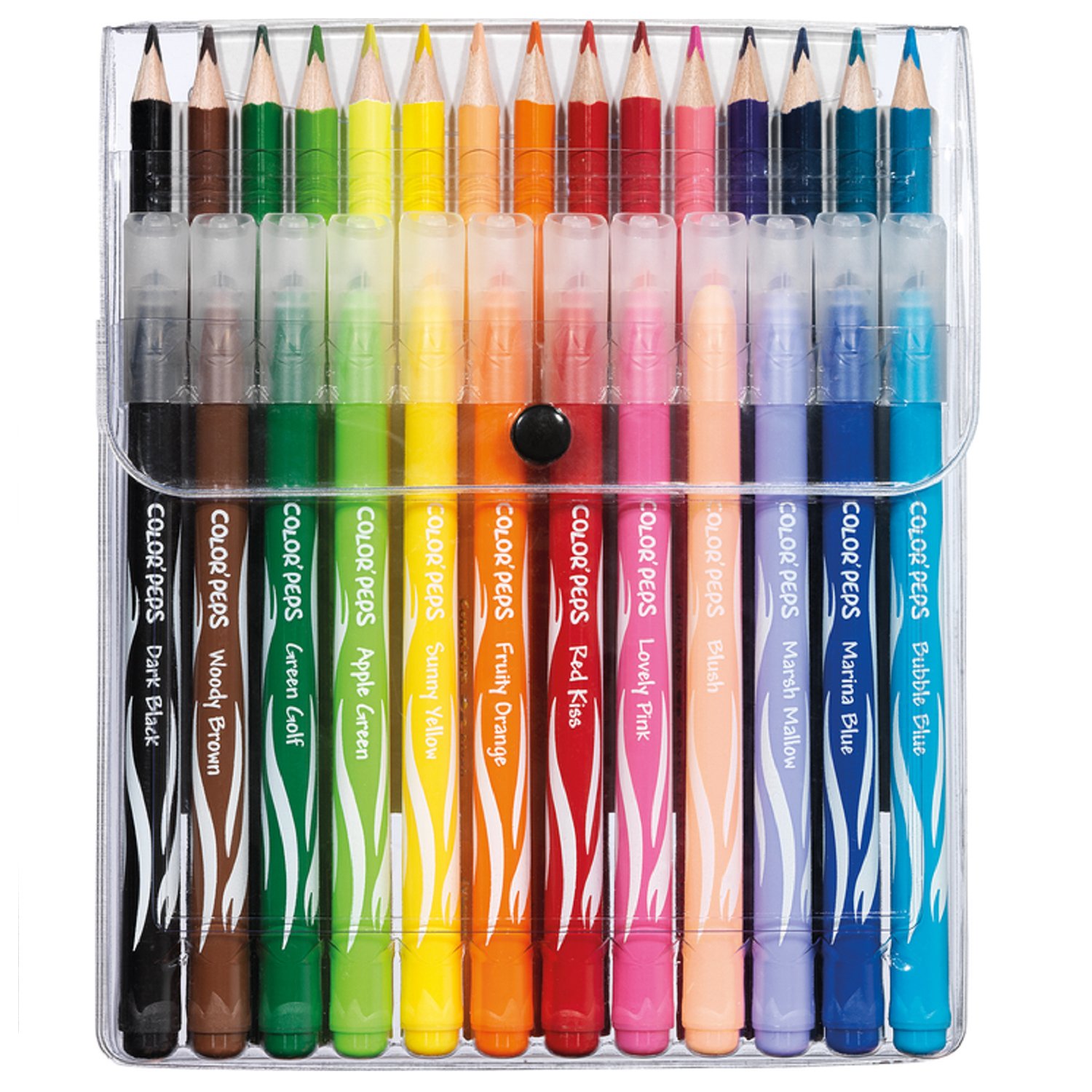 Набор для рисования MAPED Color Pers 12фломастеров 15цветных карандашей 1506174 - фото 2
