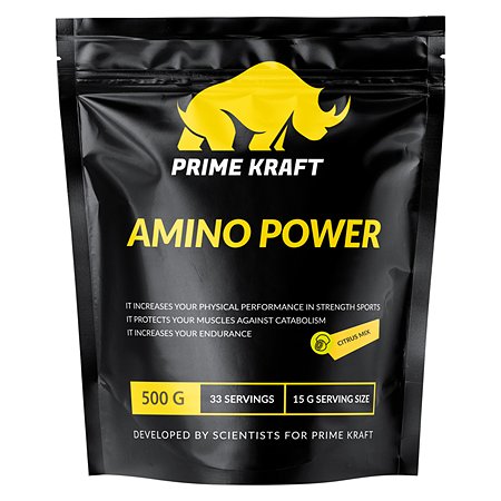 Комплекс Аминокислотный Prime Kraft Amino Power цитрусовый 500г