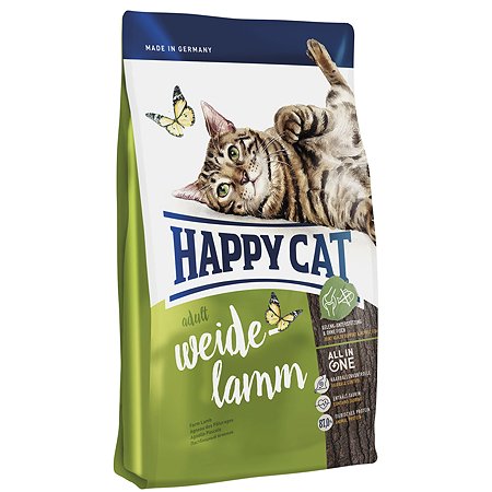 Корм сухой для кошек Happy Cat Supreme 10кг яненок
