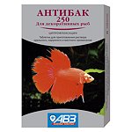 Препарат антибактериальный для рыб АВЗ Антибак-250 6таблеток