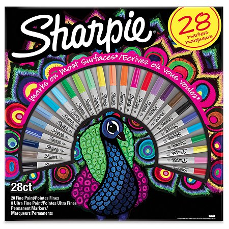 Маркеры PAPER MATE Sharpie 28цветов 2мм 1400753