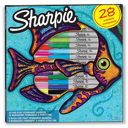 Набор для творчества PAPER MATE Sharpie Рыба 28цветов 1400745