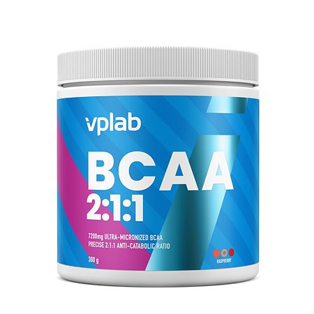 Биологически активная добавка VPLAB БЦАА 211 малина 300г