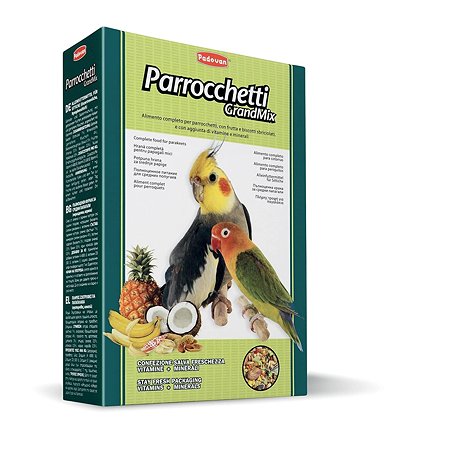 Корм для попугаев PADOVAN Grandmix комплексный основной 0.85кг