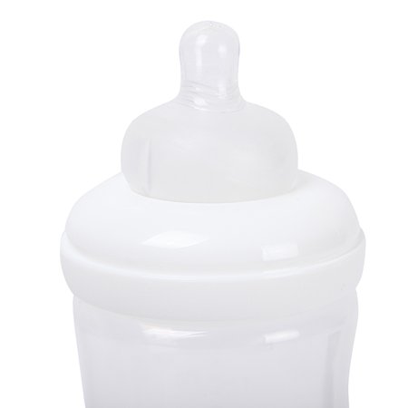 Бутылочка BabyGo Classic широкое горлышко 270 мл White - фото 3