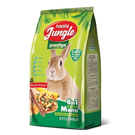 Корм для кроликов HappyJungle Престиж 500г