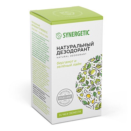 Дезодорант Synergetic бергамот-зеленый лайм 50мл