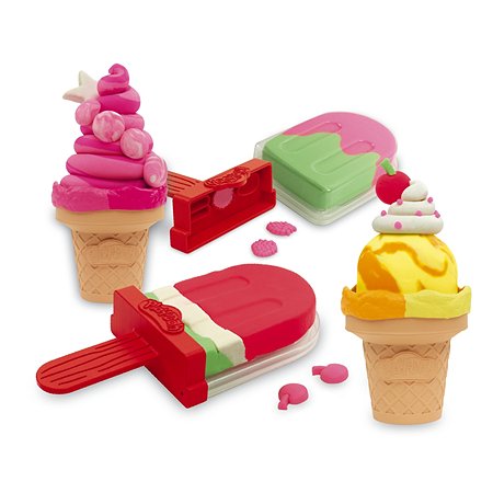 Набор для лепки Play-Doh Холодильник с мороженым E6642EU4 - фото 3