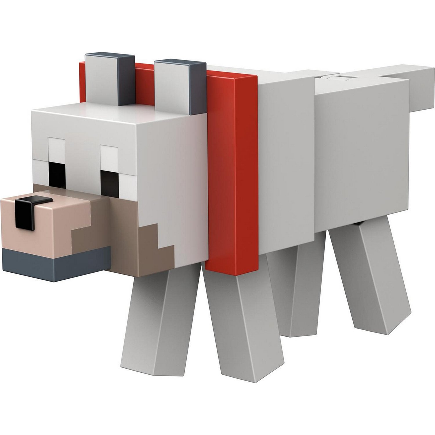 Фигурка Minecraft волк сборная большая Mattel gvv16