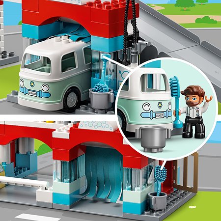 Конструктор LEGO DUPLO Town Гараж и автомойка 10948 - фото 11