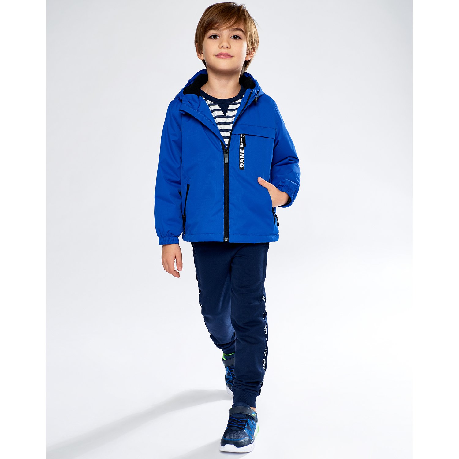 Futurino boy куртка для мальчика синяя