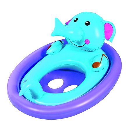 Круг-трусы для плавания Bestway Животные Слоненок (фиолетовый)