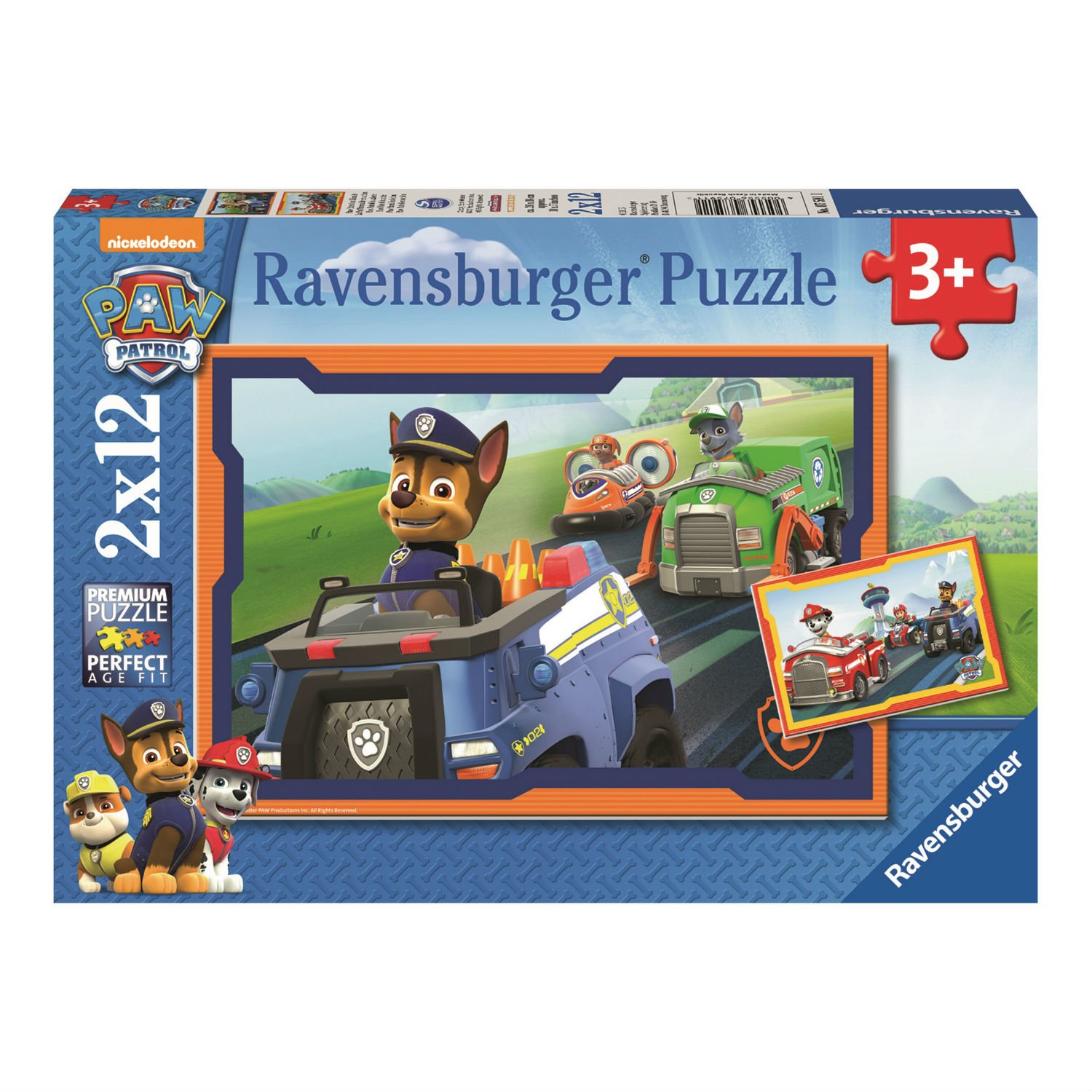 Пазл 3d ravensburger щенячий патруль 72 элемента