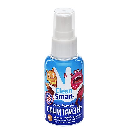 Антибактериальный спрей CleanSmart Детский на основе хлорноватистой кислоты 50 мл - фото 1
