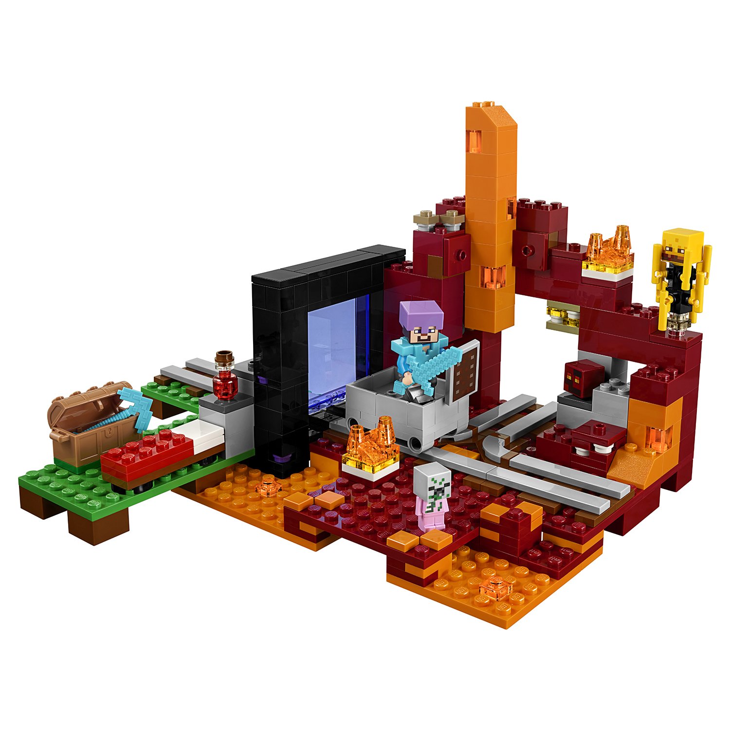 Конструктор LEGO Minecraft Портал в Подземелье 21143 - фото 11