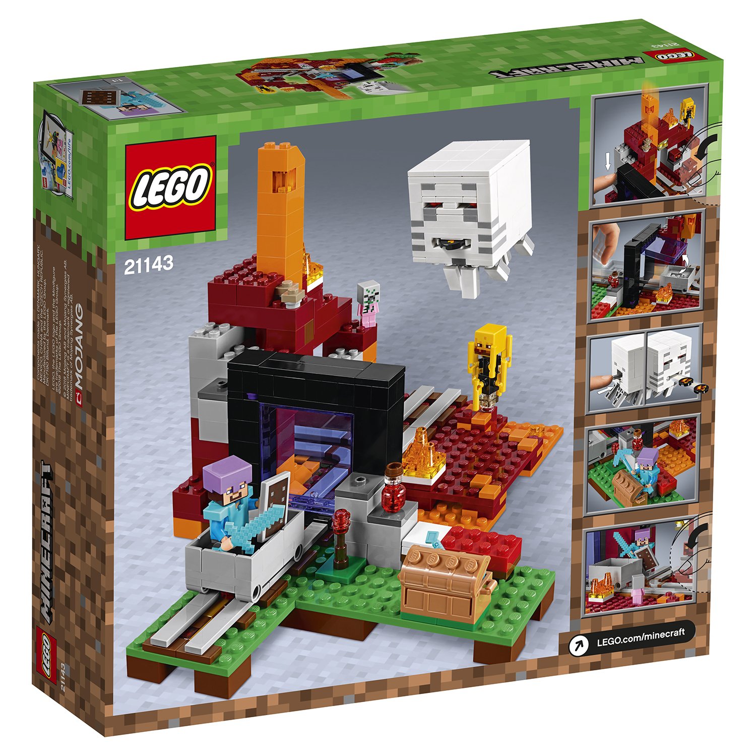 Конструктор LEGO Minecraft Портал в Подземелье 21143 - фото 3