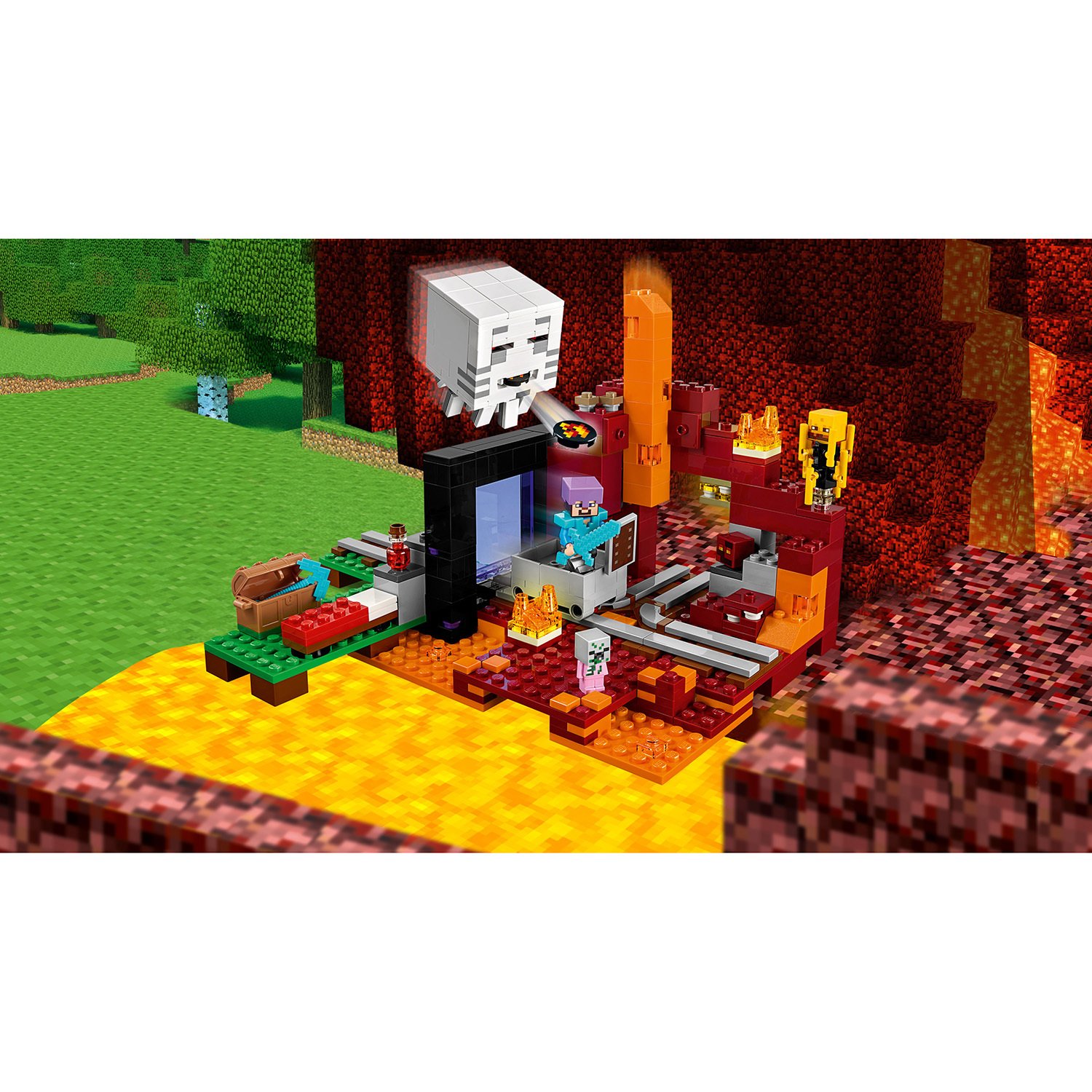 Конструктор LEGO Minecraft Портал в Подземелье 21143 - фото 5
