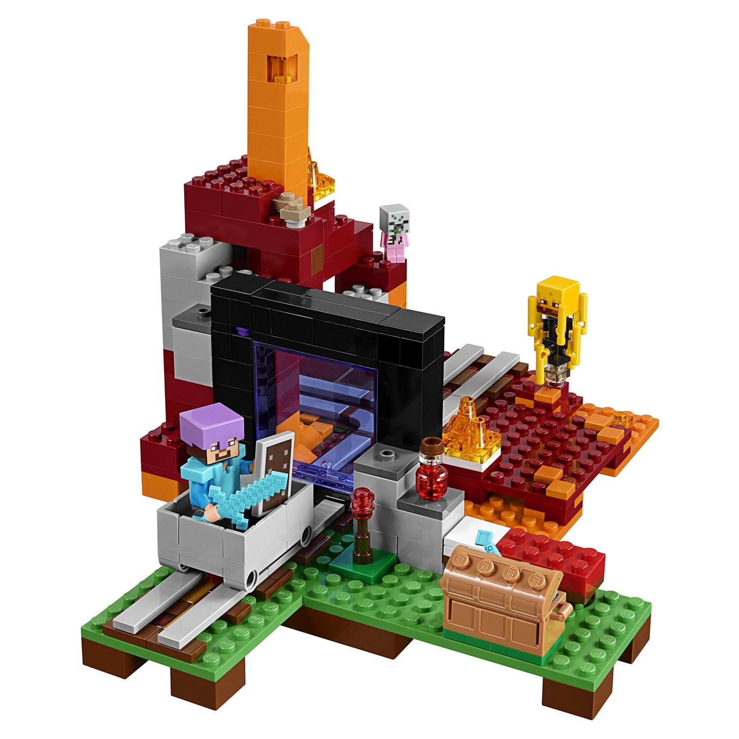 Конструктор LEGO Minecraft Портал в Подземелье 21143 - фото 10