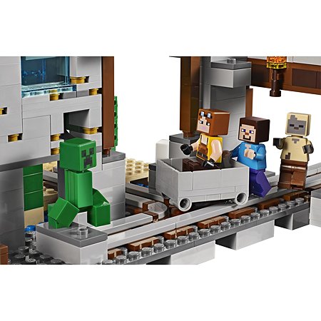 Конструктор LEGO Minecraft Шахта крипера 21155 - фото 11