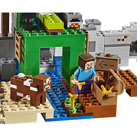 Конструктор LEGO Minecraft Шахта крипера 21155 - фото 9
