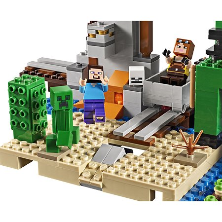 Конструктор LEGO Minecraft Шахта крипера 21155 - фото 10