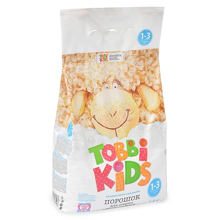 Порошок Tobbi Kids для стирки детского белья 1-3 2.4кг