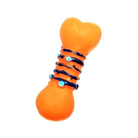 Игрушка для собак Uniglodis Гантель пищалка оранжевая