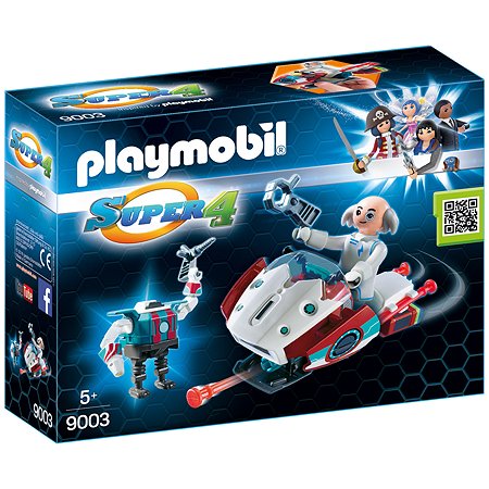 Конструктор Playmobil Супер4 с Доктором Х и Робот 9003pm