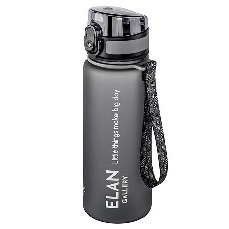 Бутылка для воды Elan Gallery 500 мл Style Matte серая