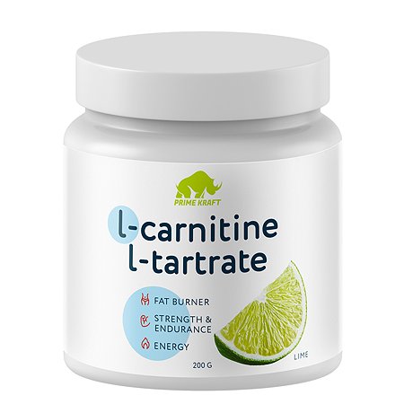 Коктейль L-Carnitine L-Tartale Prime Kraft лайм 200г