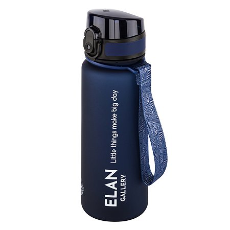 Бутылка для воды Elan Gallery 500 мл Style Matte темно-синяя - фото 1