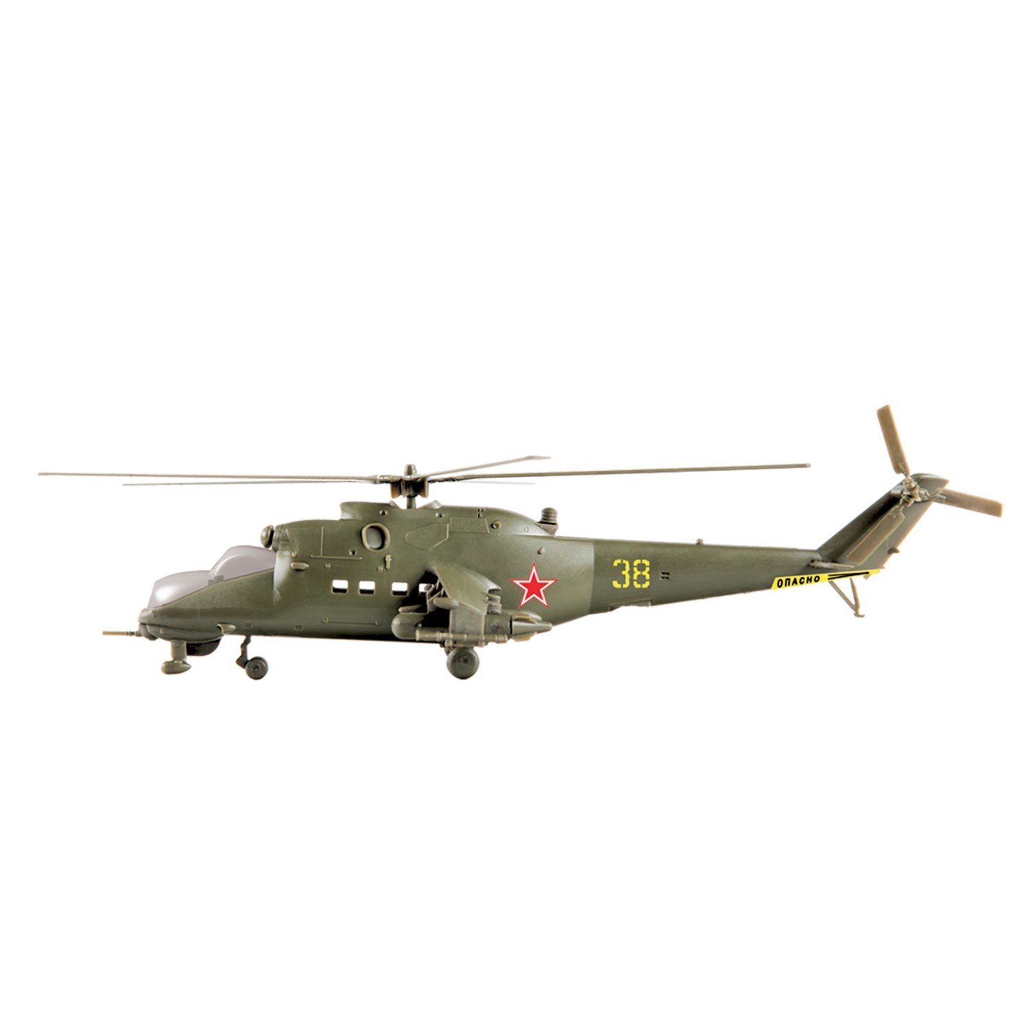 Модель для сборки Звезда Советский вертолет МИ-24В - фото 4